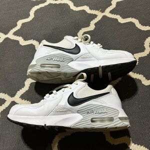 Women’s Nike Air Max White and Black Athletic Shoes